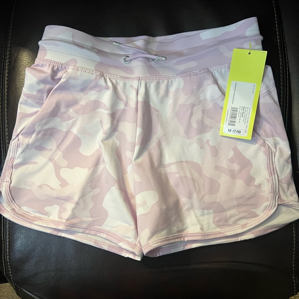 Pink Camouflage girls Shorts
